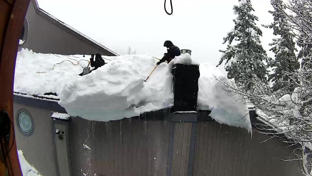 Snow Removal Crew Removes Himself Too