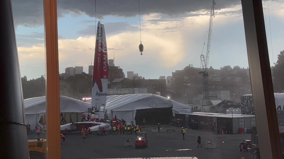 Freak Storm Ends Australia SailGP 2023 at Sydney Harbour Buzz Videos